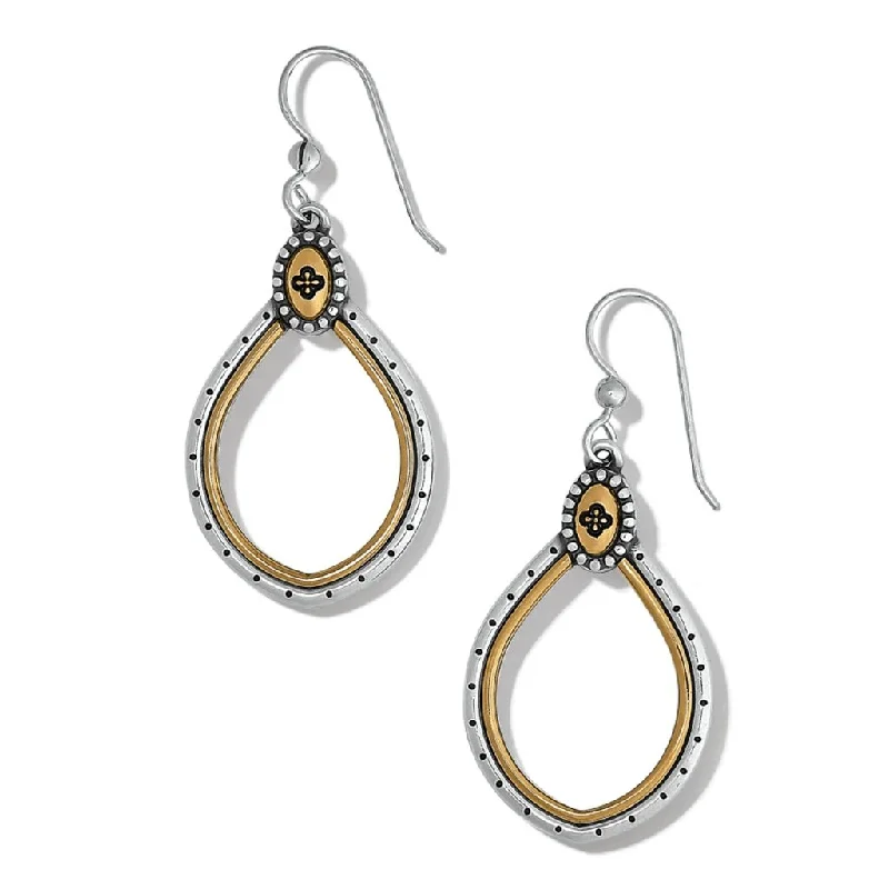 Ladies Traditional Charm Earrings -Brighton : Venezia Teardrop French Wire Earrings