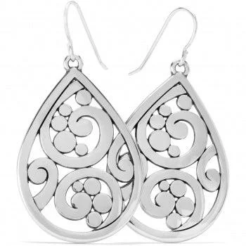 Ladies Slender Drop Earrings -Brighton : Contempo Teardrop French Wire Earrings