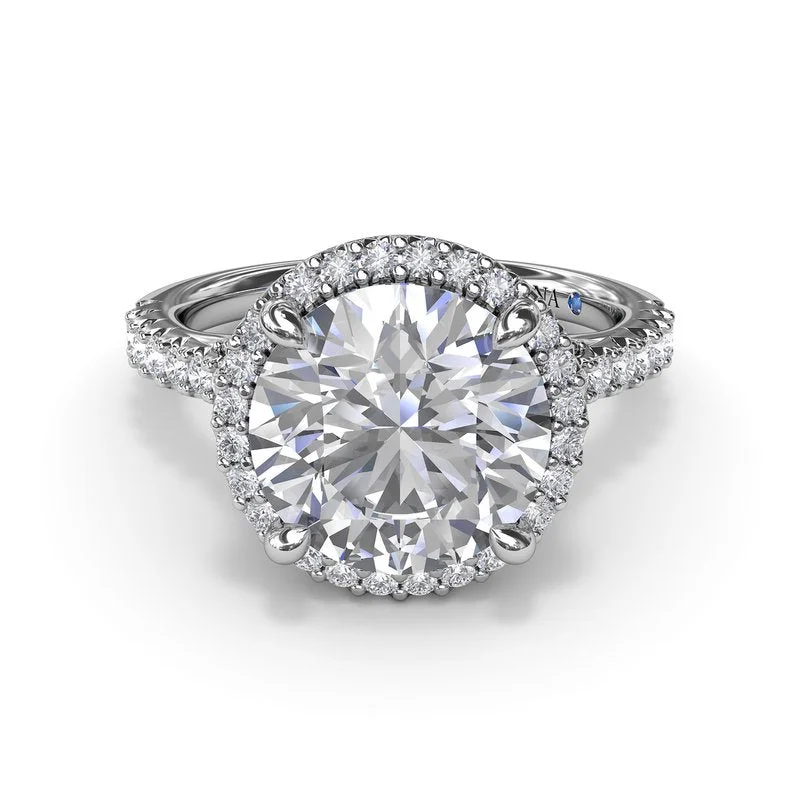 Ladies Flashy Engagement Rings -Striking and Strong Diamond Engagement Ring S4185