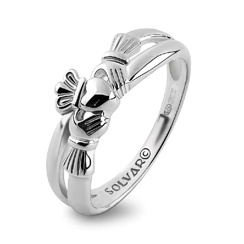 Ladies Magical Star Rings -Claddagh Ring S-S2750 Ladies Sterling Silver