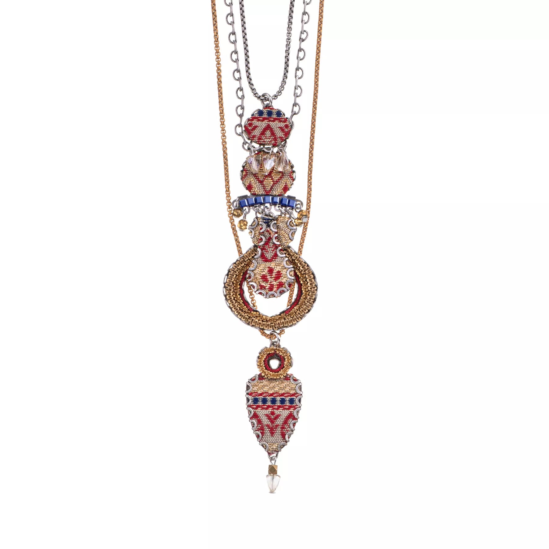 Ladies Necklaces Twist Shine-Royal Gold Necklace