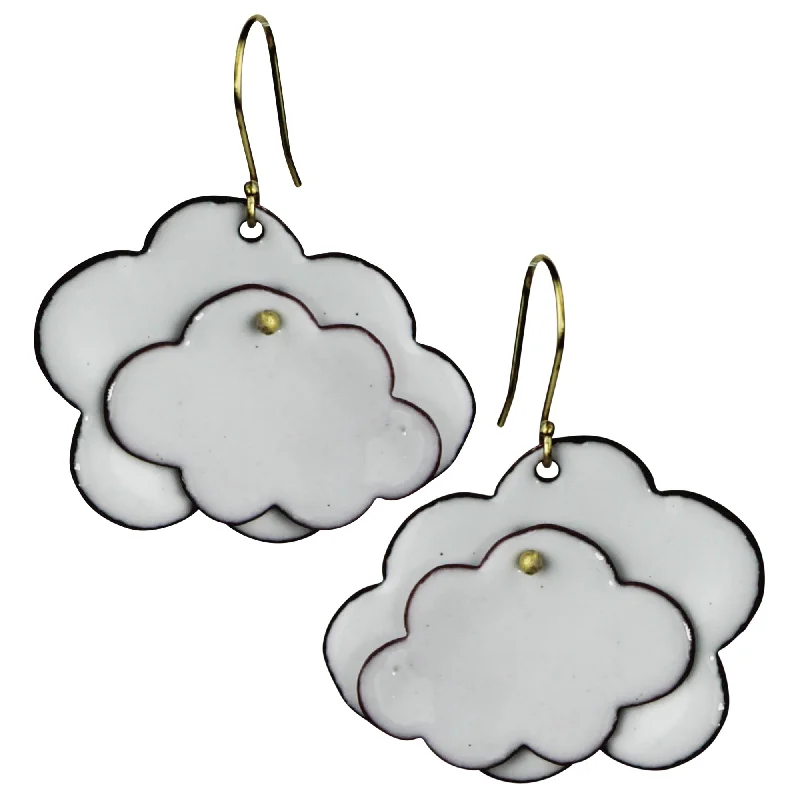 Ladies Seashell Rings -Earring - Cloud