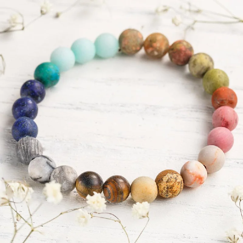 Ladies Bracelets with Aqua Hemimorphite-Magical Universe Bracelet