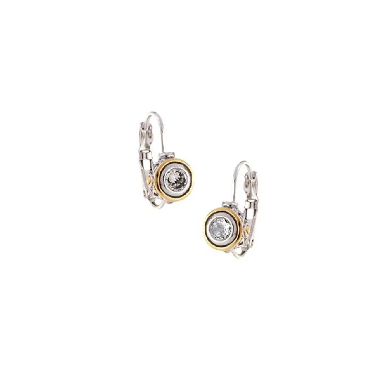 Ladies Memory Gem Earrings -John Medeiros : Beijos 5mm CZ Bezel Earrings