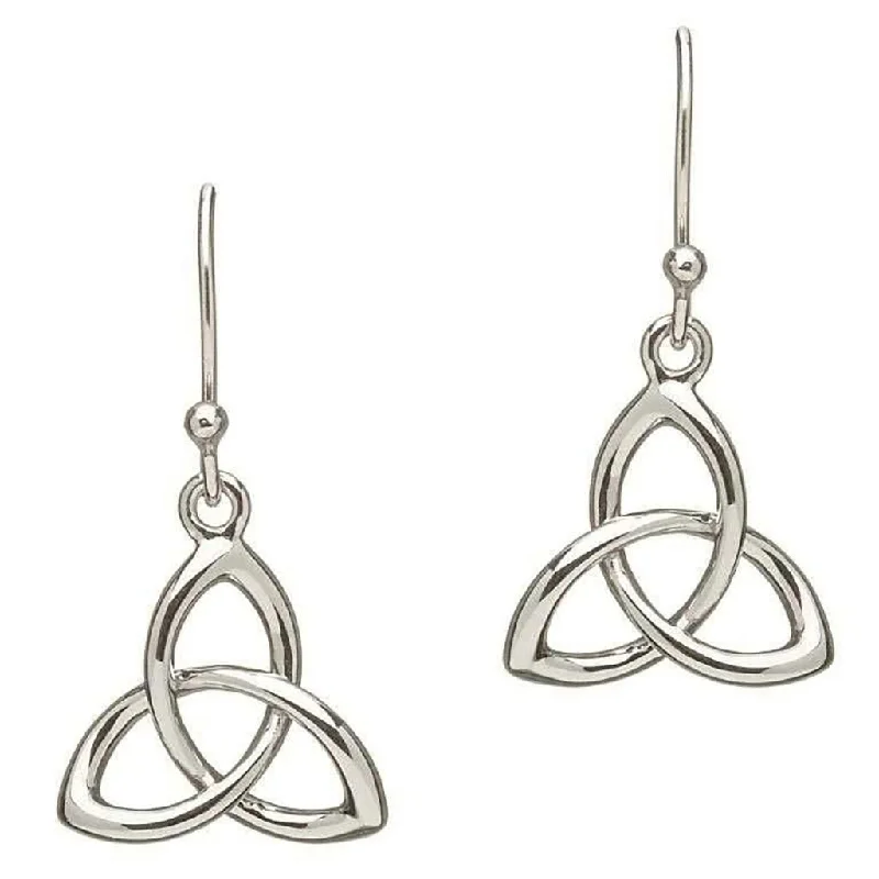 Ladies Everlasting Earrings -Shanore : Celtic Trinty Knot Earrings