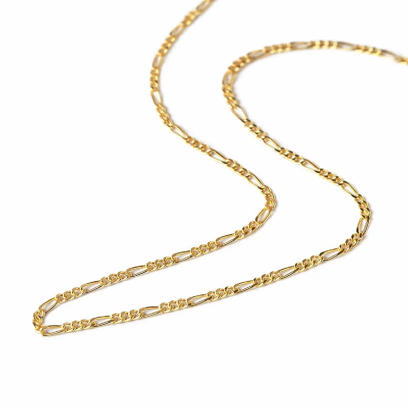 Ladies Necklaces for Date Shine-Figaro Chain Necklace