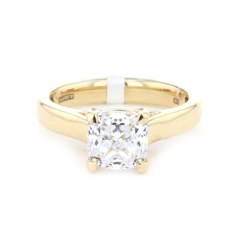 Ladies Dainty Engagement Rings -Solitaire Engagement Ring