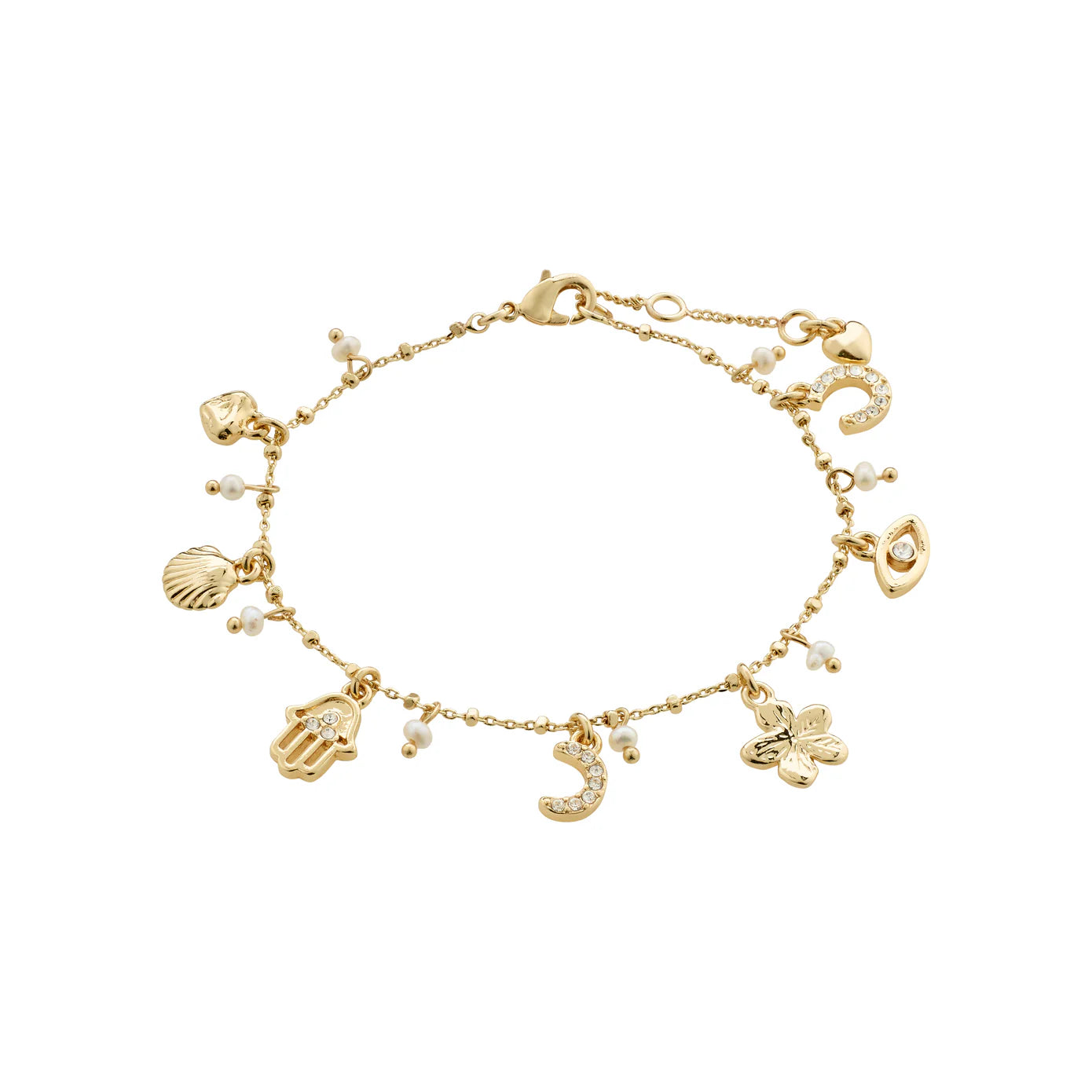 Ladies Bracelets for Aunt Glow-Prucence Gold Plated Bracelet