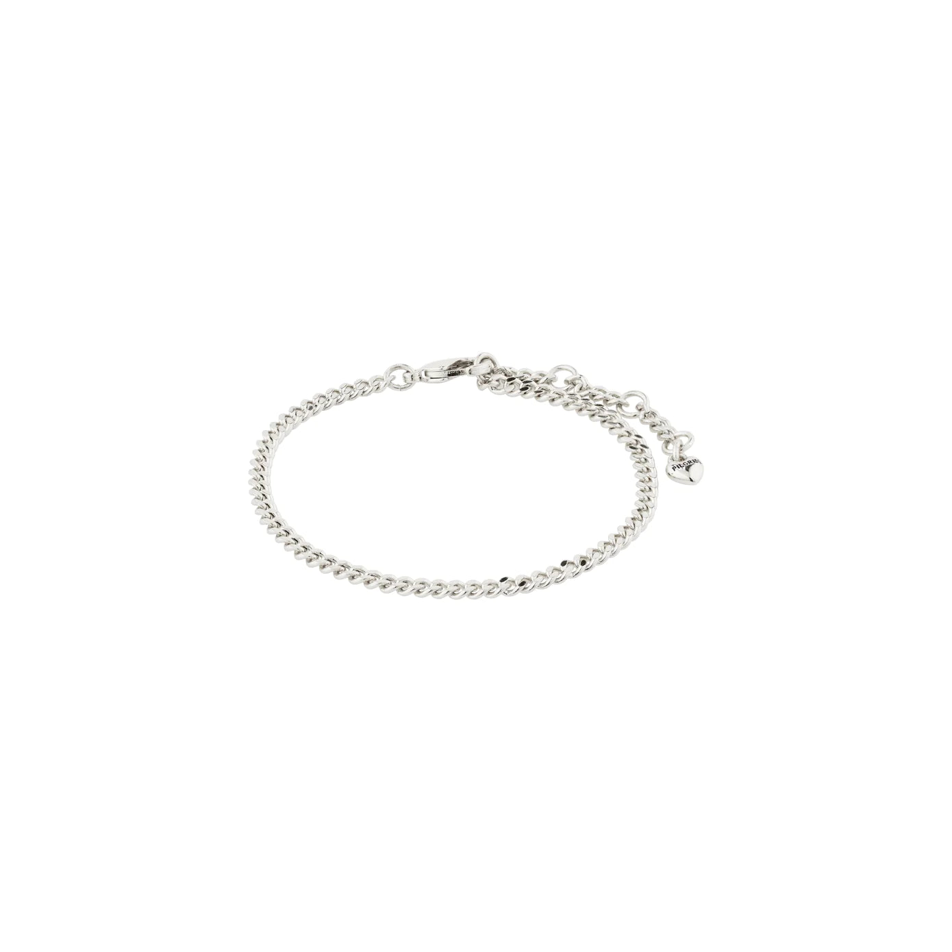 Ladies Bracelets with Rose Quartz-Sophia Silver Plated Chain Bracelet