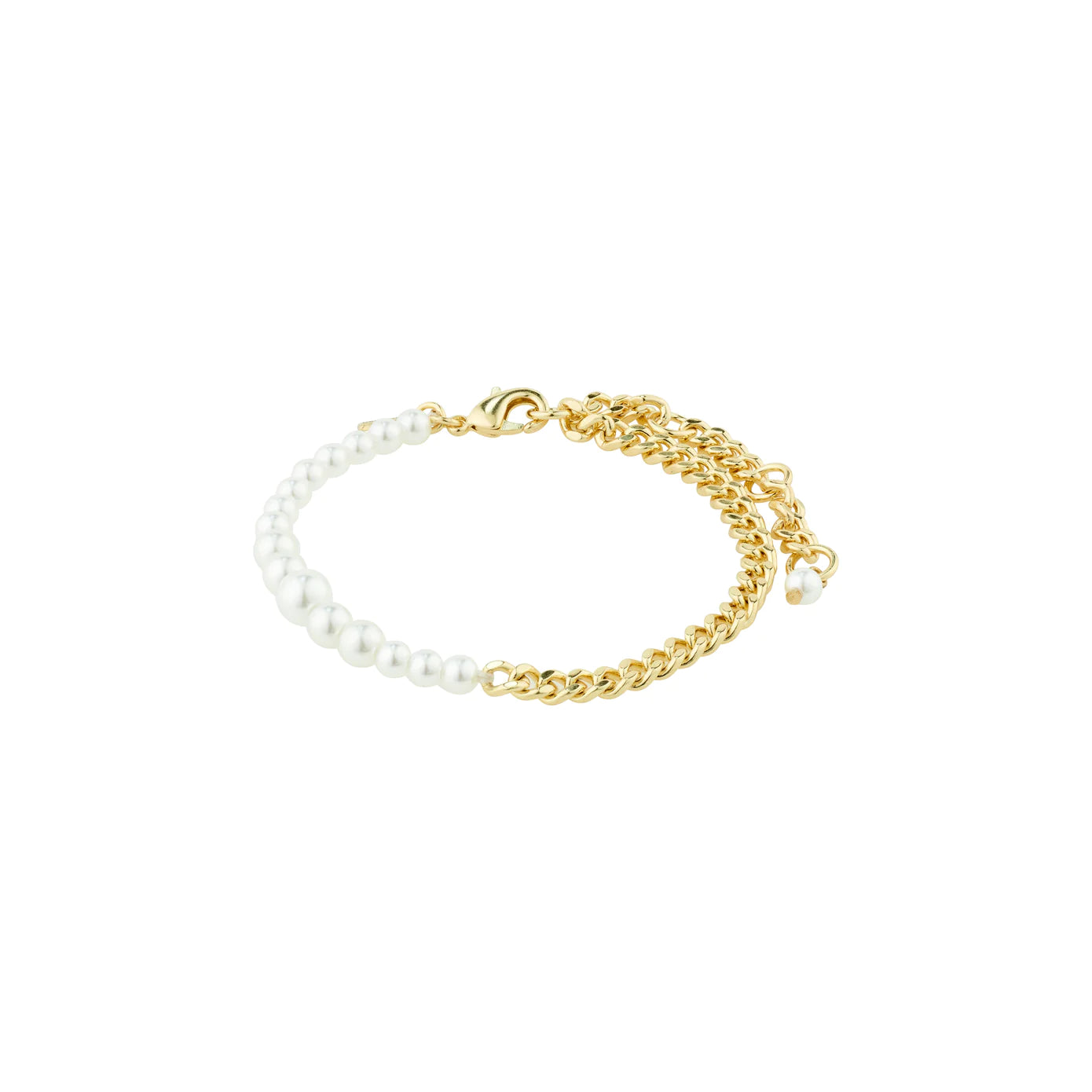 Ladies Bracelets for Nurse Spark-Relando Gold Plated Pearl Bracelet