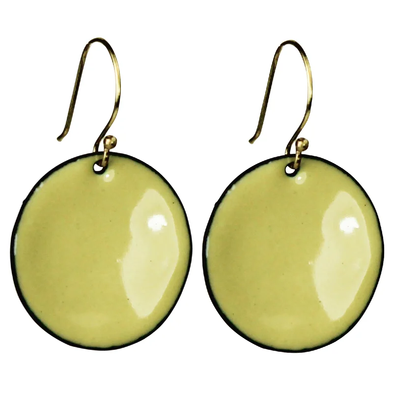 Ladies Spring Bloom Rings -Earring - Round, Yellow