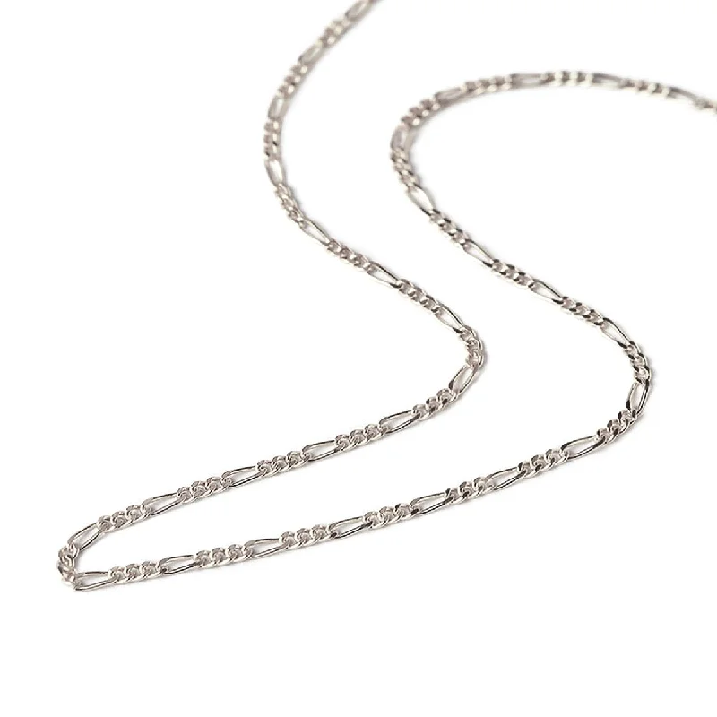 Ladies Necklaces Matte Spark-Figaro Chain Necklace