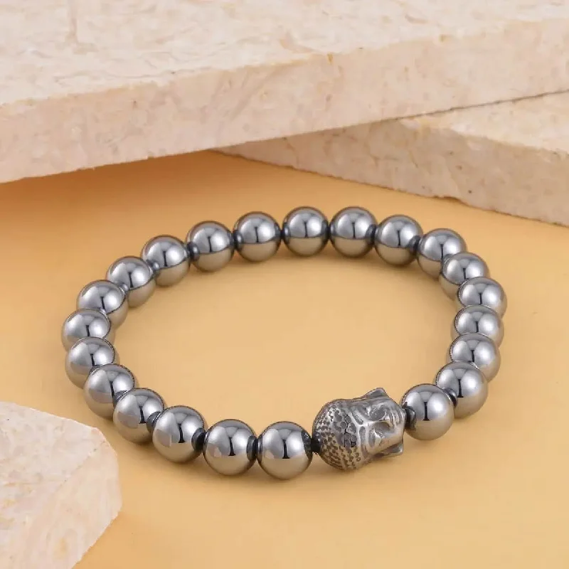 Ladies Bracelets for Chill Glow-Terahertz Buddha Charm Beaded Bracelet