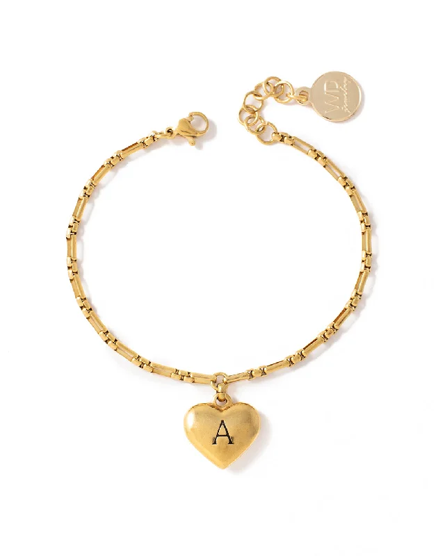 Ladies Bracelets with Lock Glow-Firma Gold Bracelet