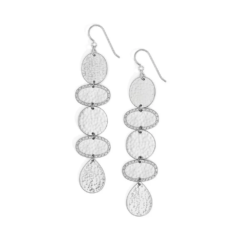 Ladies Inspiring Gem Earrings -Brighton : Palm Canyon Long French Wire Earring