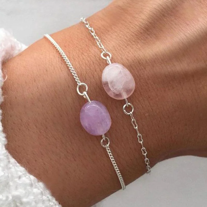 Ladies Bracelets with Celestial Shine-Gracious Gem Bracelet