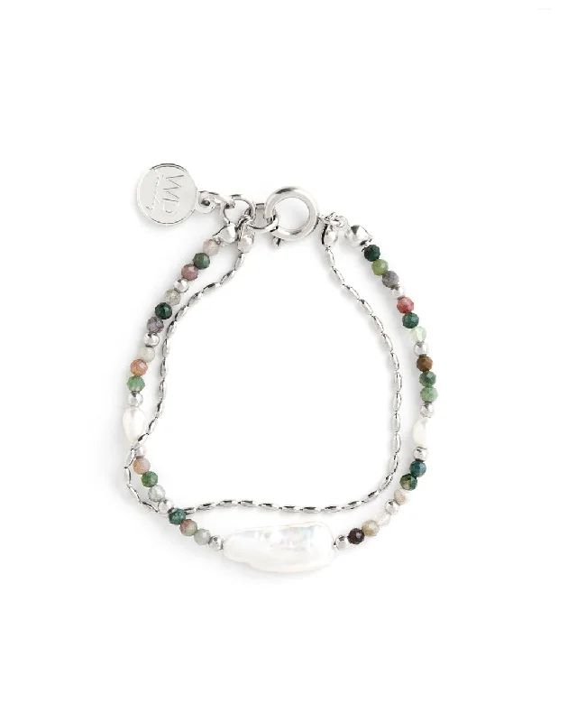 Ladies Bracelets with Sunny Citrine-Giardino Silver Bracelet