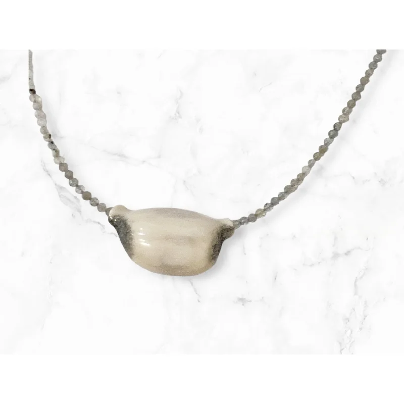 Ladies Necklaces for Bridal Shine-Antler Moonstone Necklace