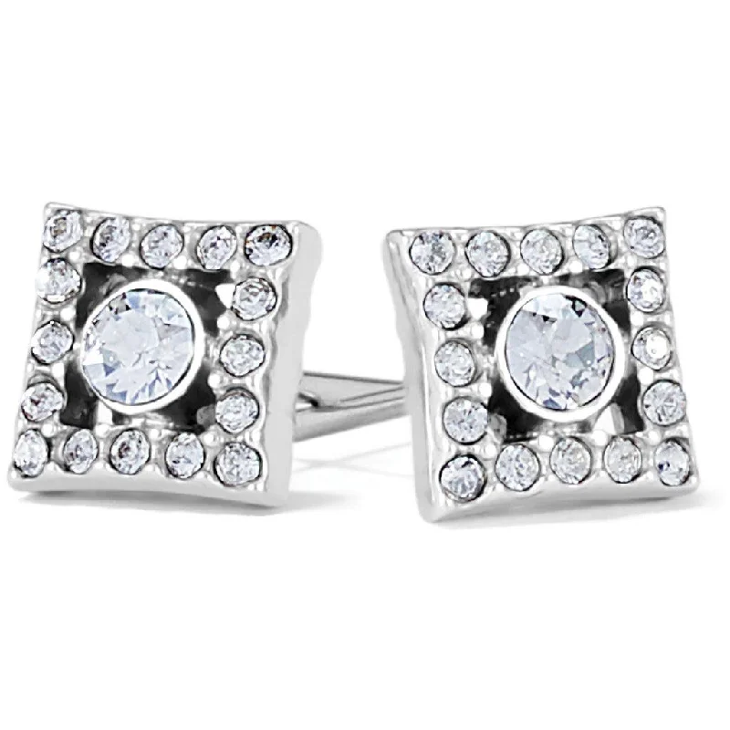 Ladies Sleek Modern Earrings -Brighton : Illumina Diamond Post Earrings