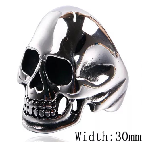 Ladies Legacy Rings -Stainless Steel Skull Ring