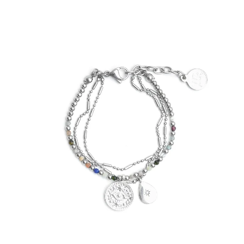 Ladies Bracelets with Tree Shine-Mati Silver Bracelet