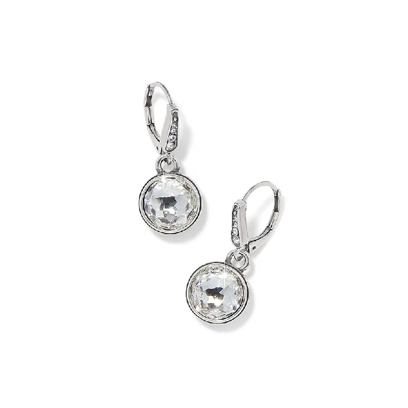 Ladies Serenity Stud Earrings -Brighton - Meridian Aurora Crystal Leverback Earrings