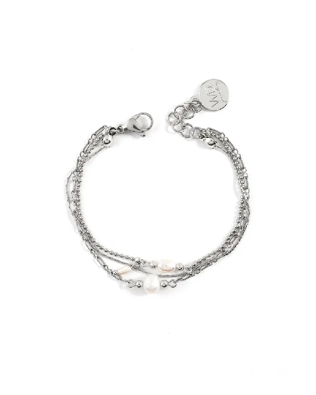 Ladies Bracelets with Silver Shine-Andrina Silver Bracelet