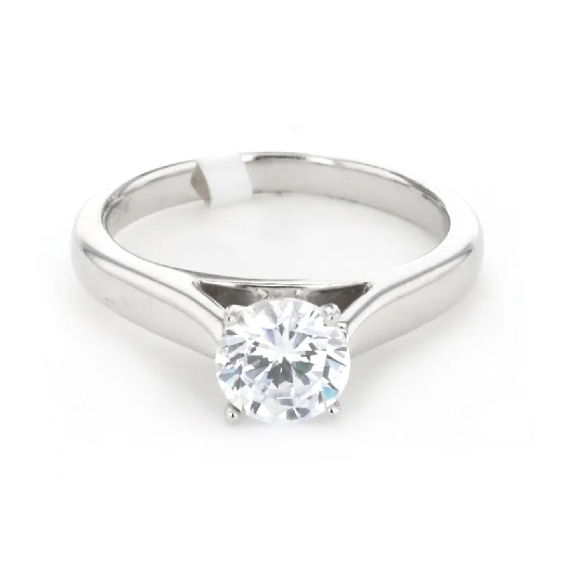 Ladies Matching Engagement Rings -Solitaire Engagement Ring