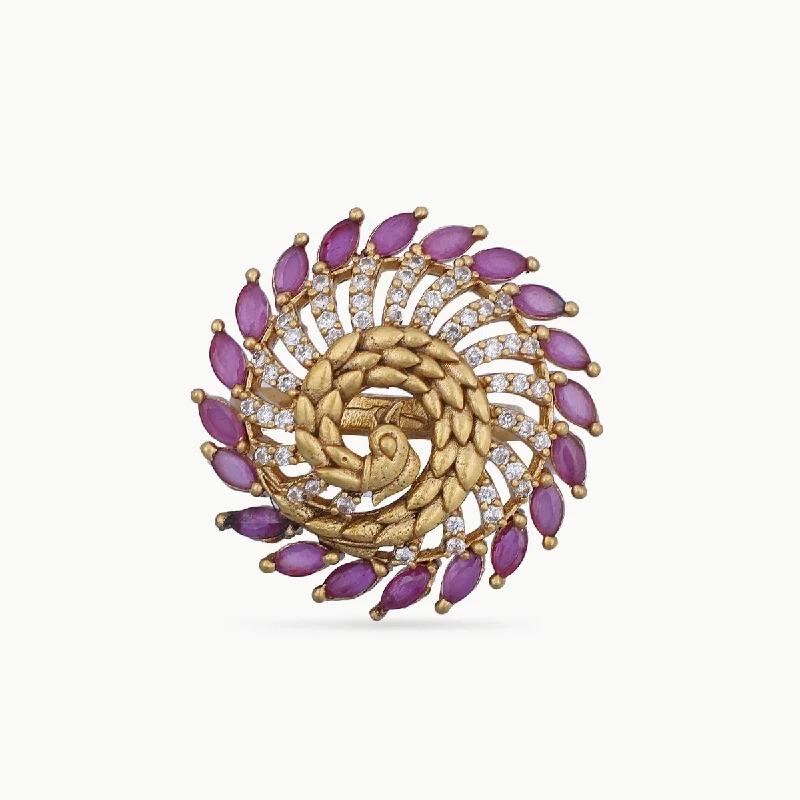 Ladies Round Cut Rings -Enaya Antique Ring