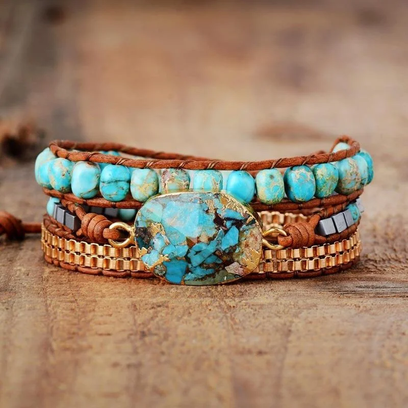 Ladies Bracelets for Lawyer Shine-Jasper Waves Bracelet