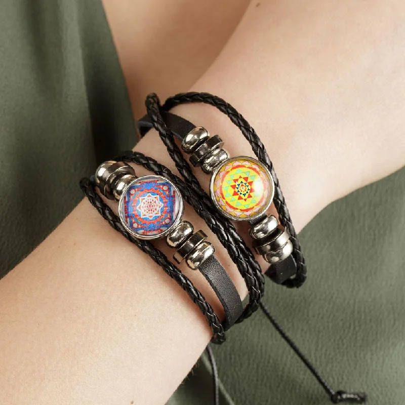 Ladies Bracelets with Key Shine-Sacred Sri Yantra Bracelet