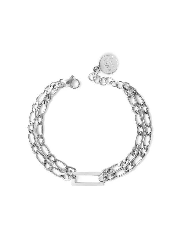 Ladies Bracelets with Soft Moonstone-Arnold Silver Bracelet