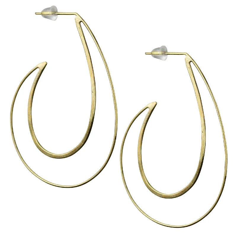 Ladies Anniversary Band Rings -Leah Wire Earring, Hook