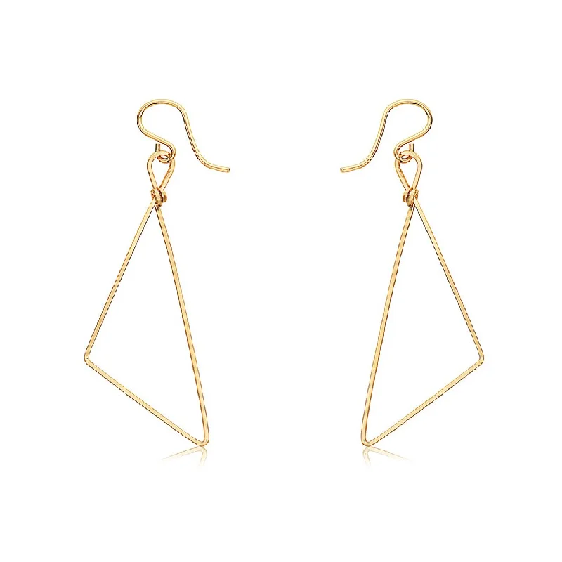 Ladies Chic Fashion Earrings -Ronaldo Jewelry : Triumph Earrings in Gold