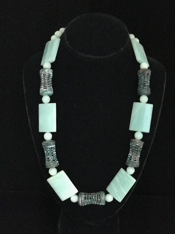 Ladies Necklaces Open Shine-Amazonite Necklace