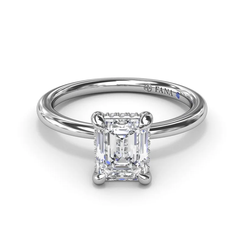 Ladies Smooth Engagement Rings -Exceptionally Striking Diamond Engagement Ring S4066