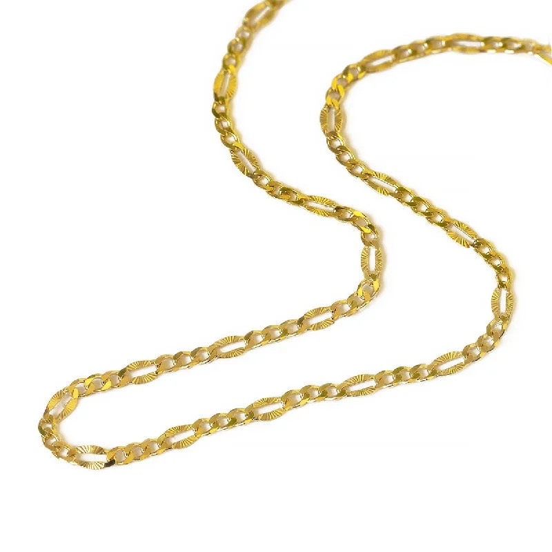 Ladies Necklaces for Doctor Spark-Thick Figaro Chain Necklace