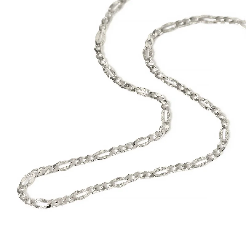 Ladies Necklaces for Friend Glow-Thick Figaro Chain Necklace