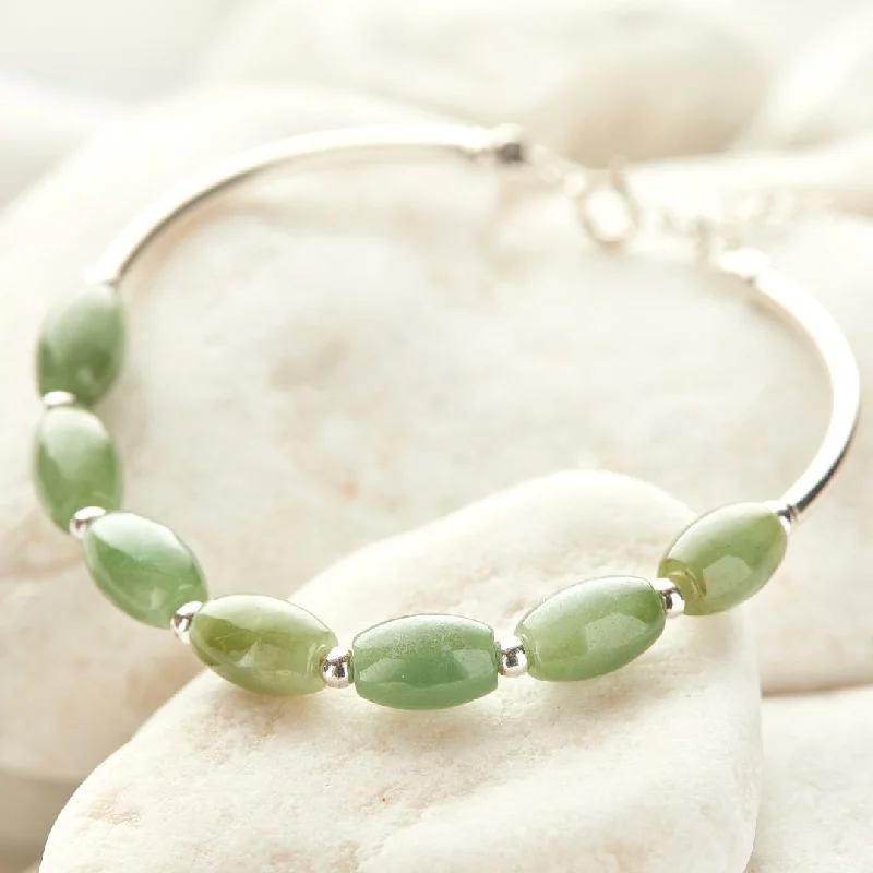 Ladies Bracelets for Chef Glow-Lucky Waterdrop Silver Bracelet