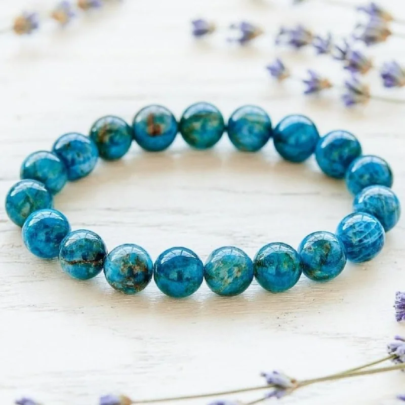 Ladies Bracelets with Blue Shattuckite-Ultimate Protection Bracelet