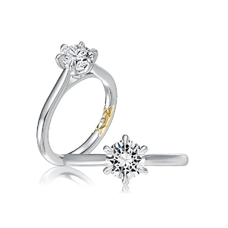 Ladies Wedding Set Engagement Rings -Solitaire Engagement Ring