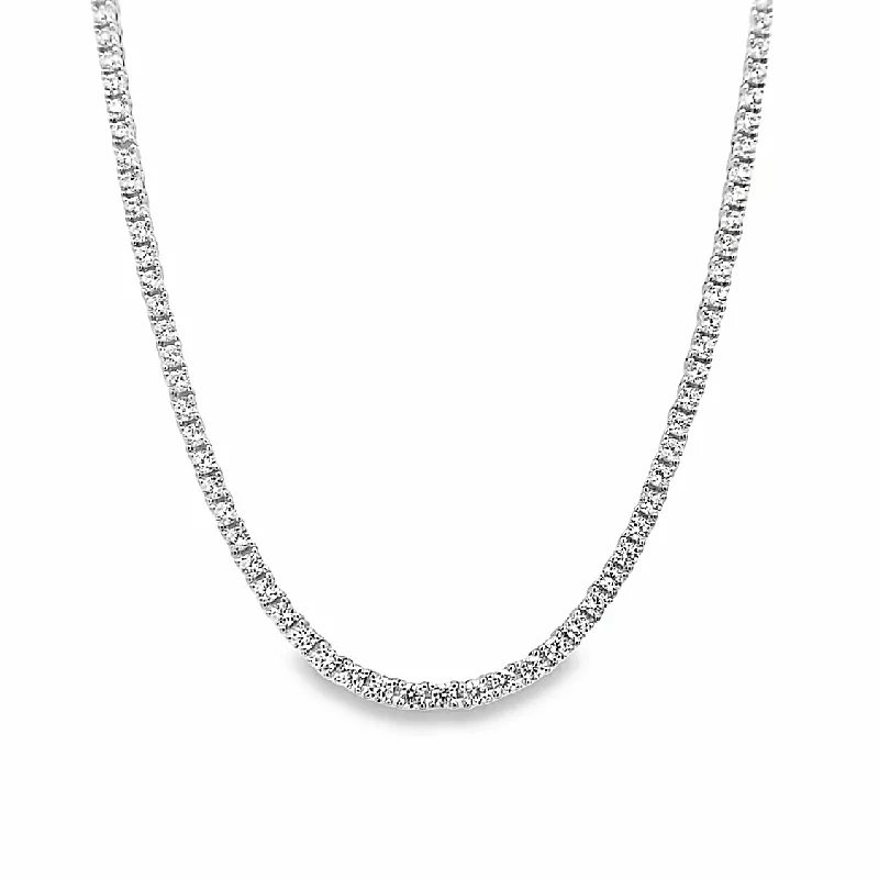 Ladies Necklaces with Lock Shine-CZ Necklace in Silver by Ti Sento Milano