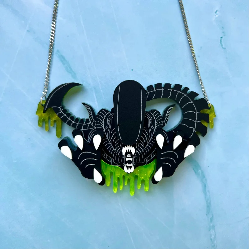 Ladies Necklaces Always Shine-Alien Statement Necklace