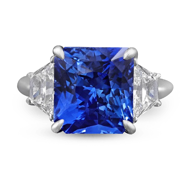 Ceylon Sapphire Ring, 9.13 carats