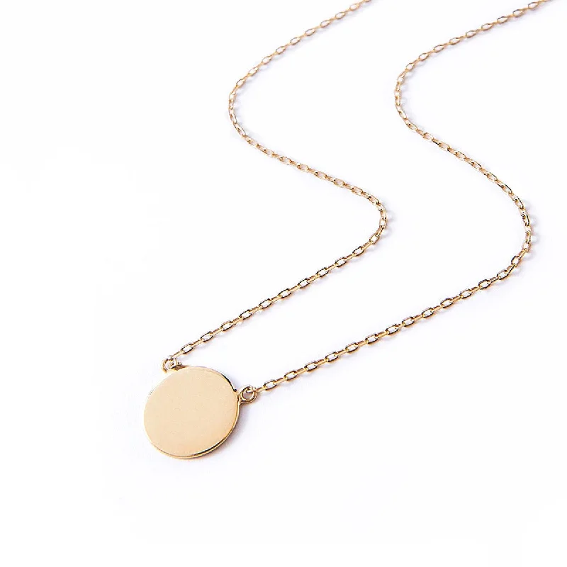 Ladies Necklaces Hot Spark-Disc Necklace