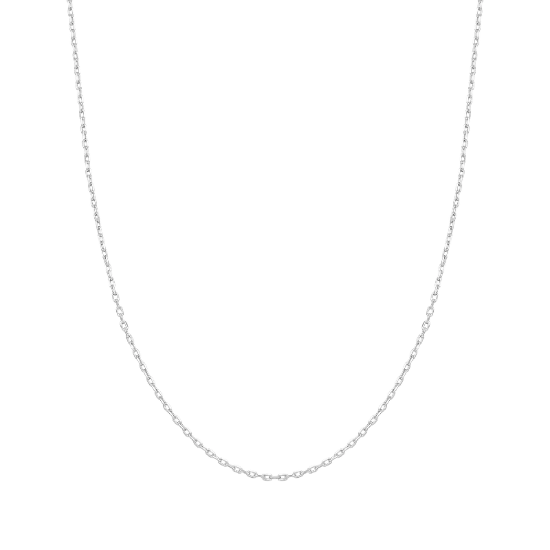 Ladies Necklaces with Green Grandidierite-Mini Link Charm Chain Necklace in Silver by Ania Haie