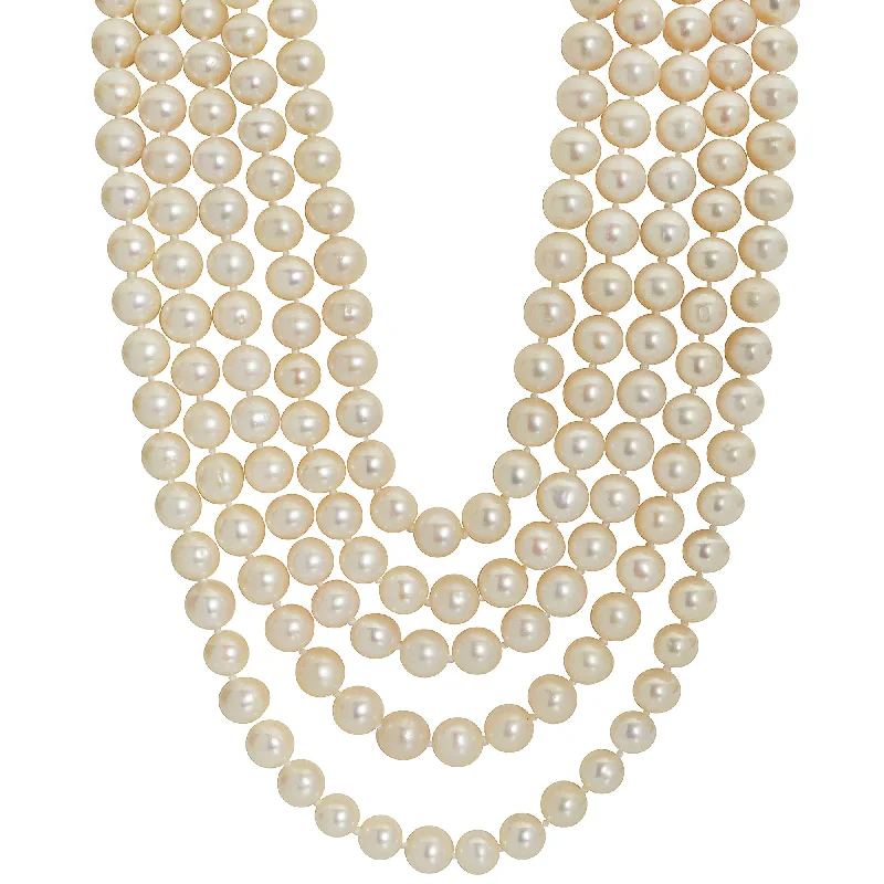 Ladies Necklaces for Sport Glow-Freshwater Pearl Necklace