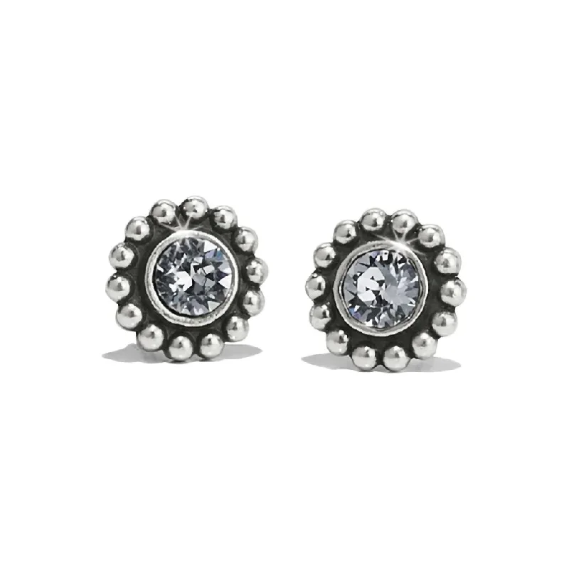 Ladies Balance Charm Earrings -Brighton : Twinkle Mini Post Earrings in Silver