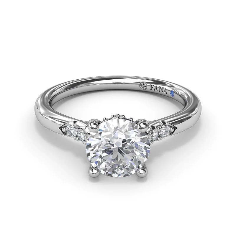 Ladies Chunky Engagement Rings -Sophisticated Diamond Engagement Ring S4181