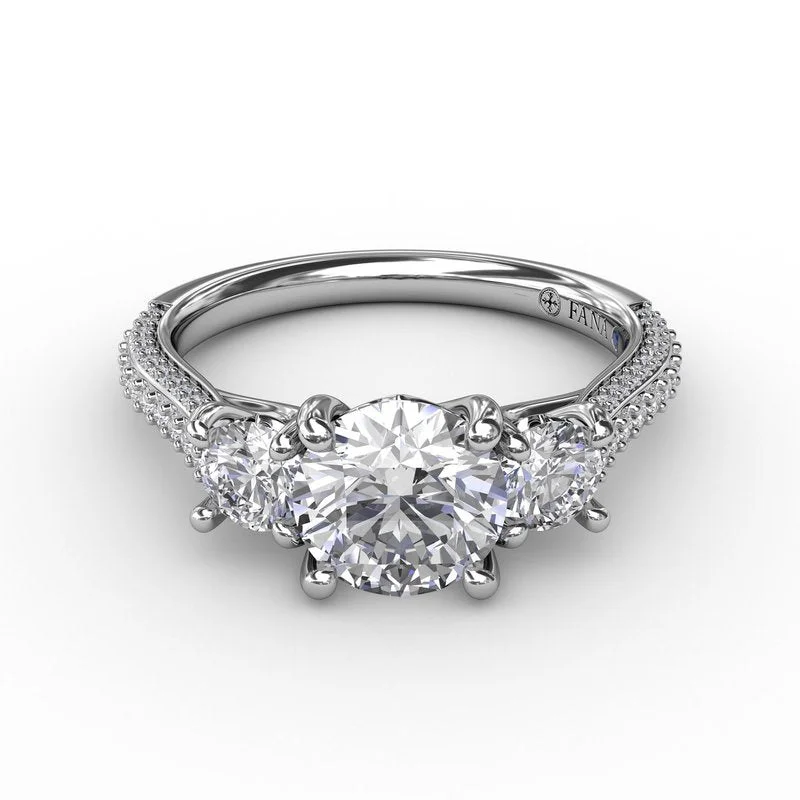 Ladies Star Engagement Rings -Engagement Ring S3336